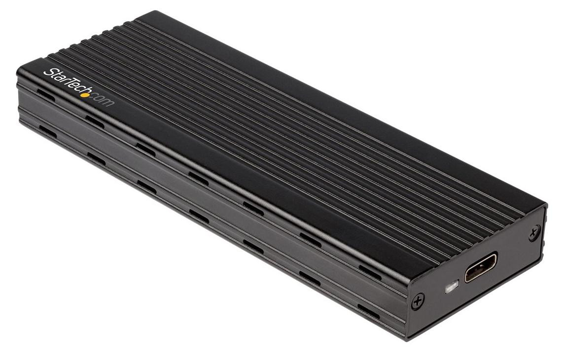 StarTech.com USB-C naar M.2 NVMe SSD behuizing - Draagbare aluminium M.2 PCIe behuizing - Zwart