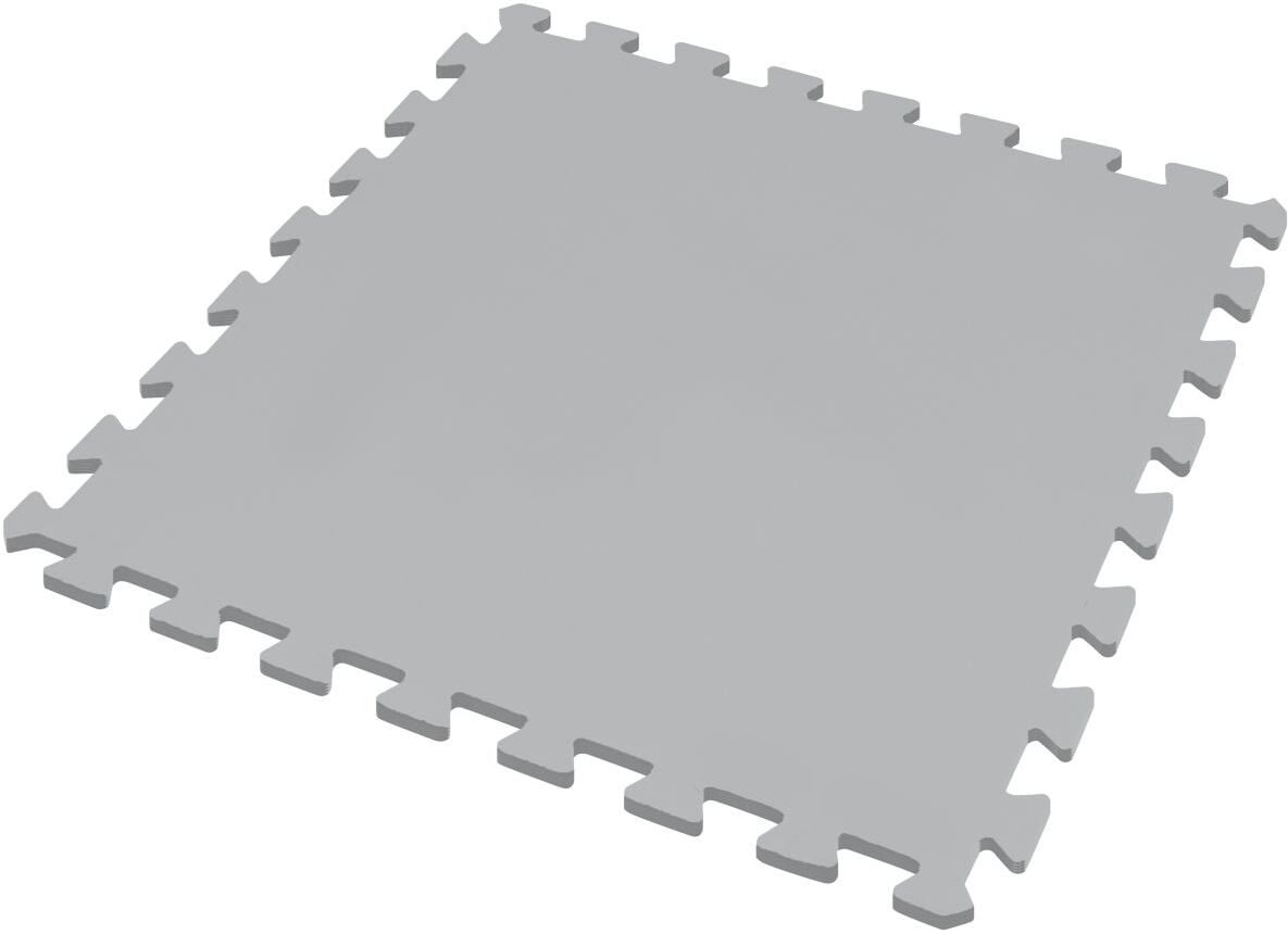 T.I.P. Bodenschutzmatten Poolbodenmatten SBM 100/9 grau 9 Stück, 50 x 50 x 1 cm