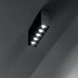Ideal Lux 244884 LED-Deckeneinbauleuchte Lika 1x12,5W | 1100lm | 3000 K - schwarz