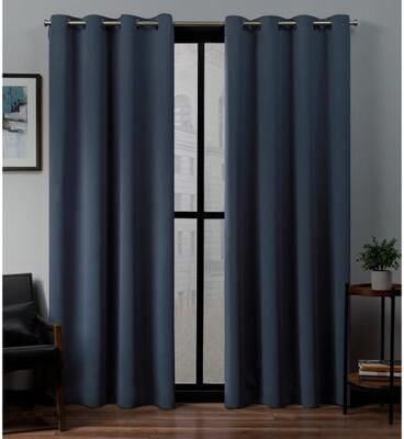 Porch & Den Boosalis Sateen Twill Blackout Curtain Panel Pair