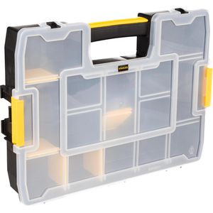 Stanley Sortimentskasten SortMaster Junior 197-483, 37,5 x 6,7 x 29,2cm, Kunststoff, mit 14 Fächern