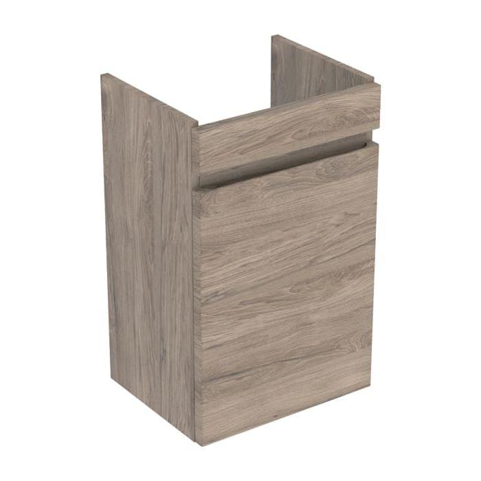 Geberit Renova Plan Waschtischunterschrank 501902JR1 38,4x60,5x30,8cm, 1 Tür, nussbaum, Folie strukturiert