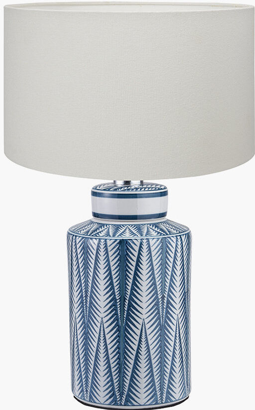 Bloomsbury Market Ceramic Table Lamp Blue 19.68" H x 11.81" W x 11.81" D