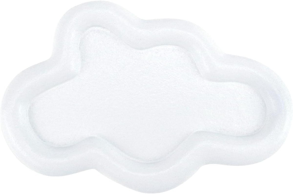 Decoratieve Schaal Wit Wolkvormig Design - Sieradenhouder voor het Opbergen van Sieraden - 10,5 x 7 cm