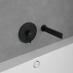 Villeroy und Boch Dawn Badewannenauslauf TVT106505151K5 Wandmontage, matt black