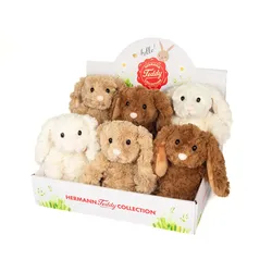 Teddy-Hermann - Kuscheltier Häschen 20cm, sortiert: zufällige Farbwahl, 1 Stück