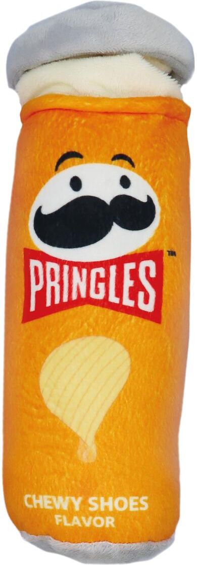 RECORD Pringles Peluche Cane con Squeacker ARANCIONE