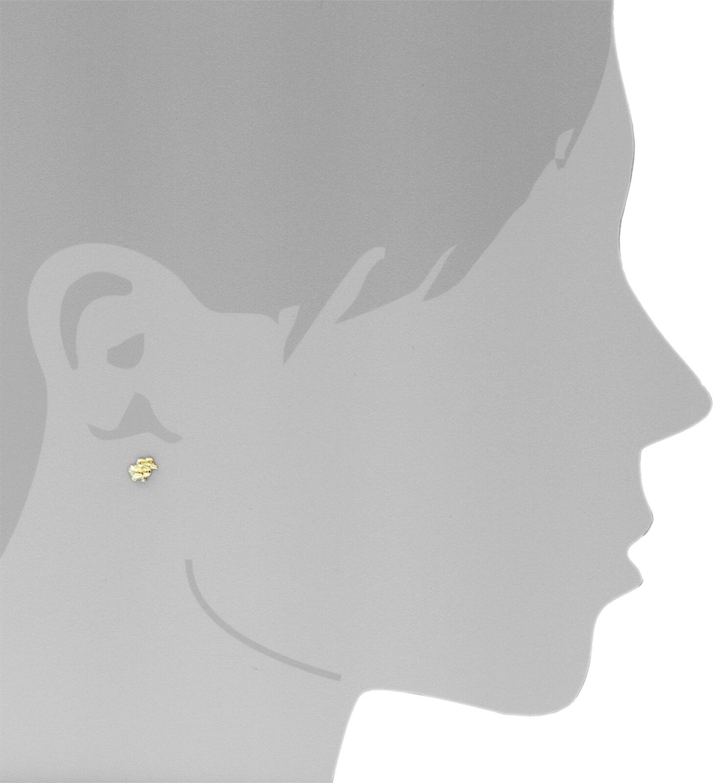 Paar Ohrstecker OSTSEE-SCHMUCK "Ostsee-Schmuck Ohrstecker Entchen Ohrstecker Entchen", gelb (weiß, neutral), Ohrringe, Damen, 7 x 6mm, Gelbgold 333, Paar Ohrstecker
