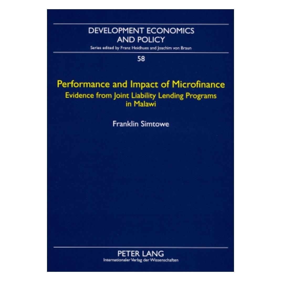 Peter Lang Performance and Impact of Microfinance (Englisch, Softcover, Simtowe) (56031716)