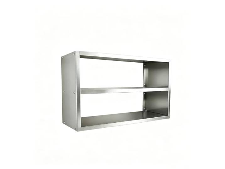 CYQQRDZSW Hängeschrank Küche aus Edelstahl, Küchenoberschrank mit Absturzsicherung, Vielseitiger Wandorganizer für Mikrowelle, Geschirr & Kochutensilien(120cm/47.2in)