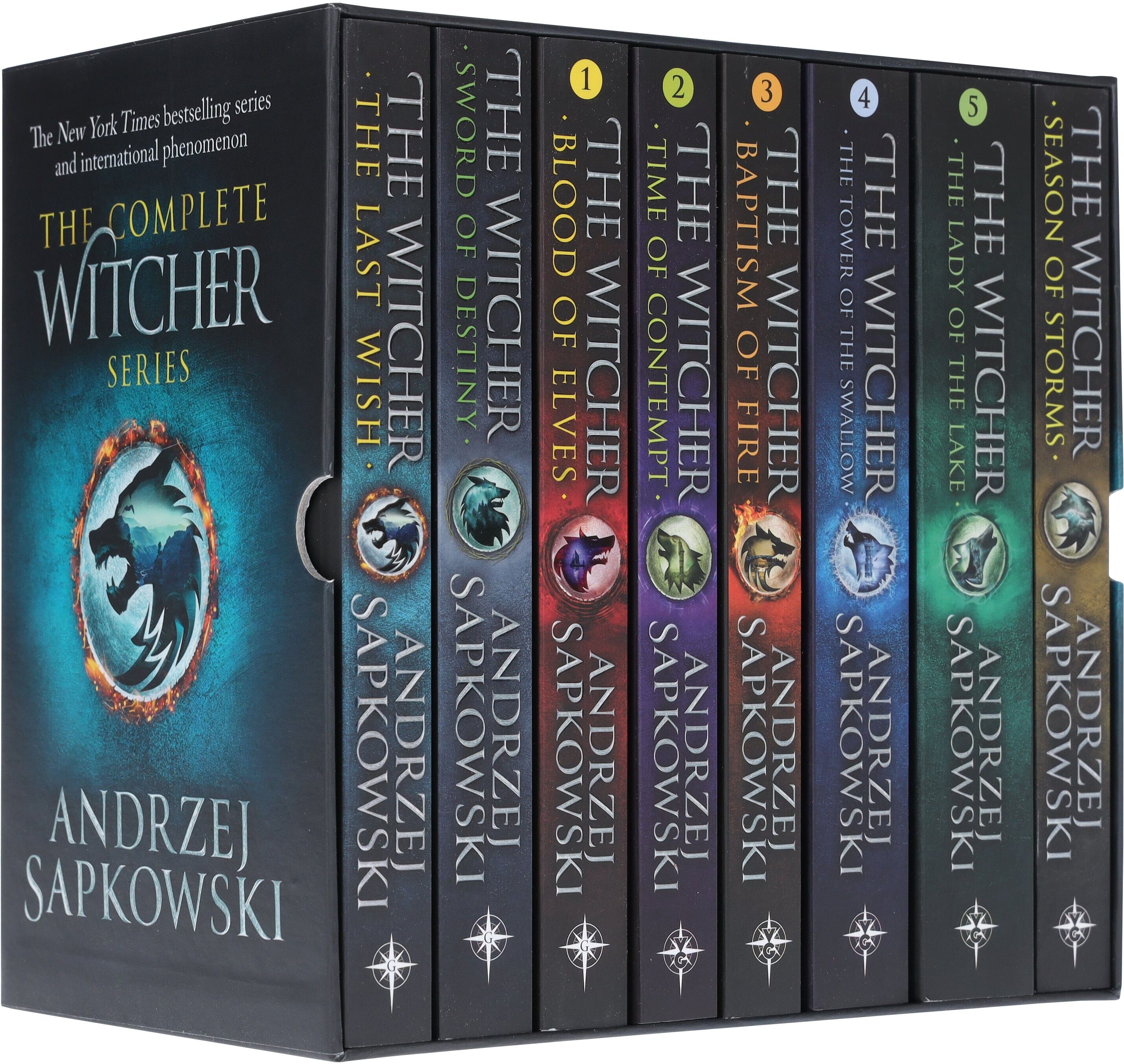 The Witcher Complete Series By Andrzej Sapkowski 8 Books Box Set Collection - Fiction - Paperback Hachette