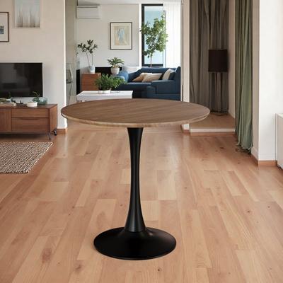 ZWYO HOSIMU "Modern Round Pedestal Dining Table, 31.5"" Small Kitchen Bistro Table with Pedestal Base"