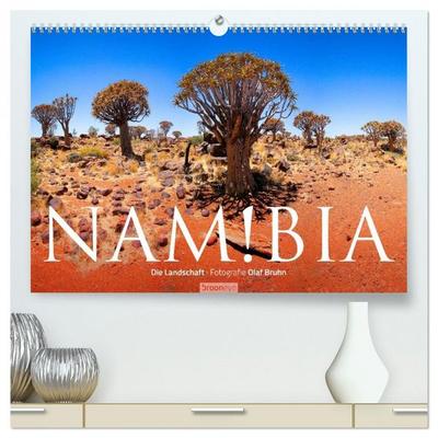 Namibia - Die Landschaft (hochwertiger Premium Wandkalender 2026 DIN A2 quer), Kunstdruck in Hochglanz