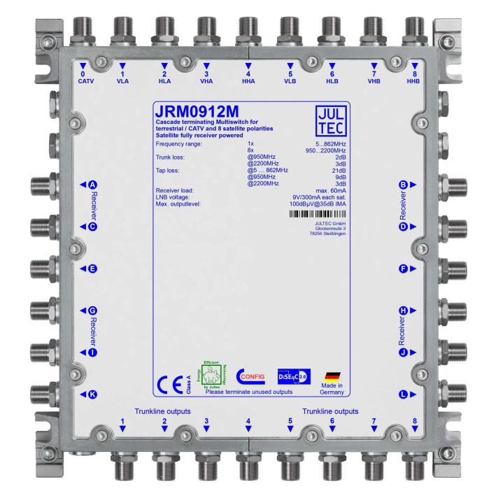 Jultec Multischalter JRM0912M 9 auf 12 Kaskade (Multischalter) (JRM0912M)
