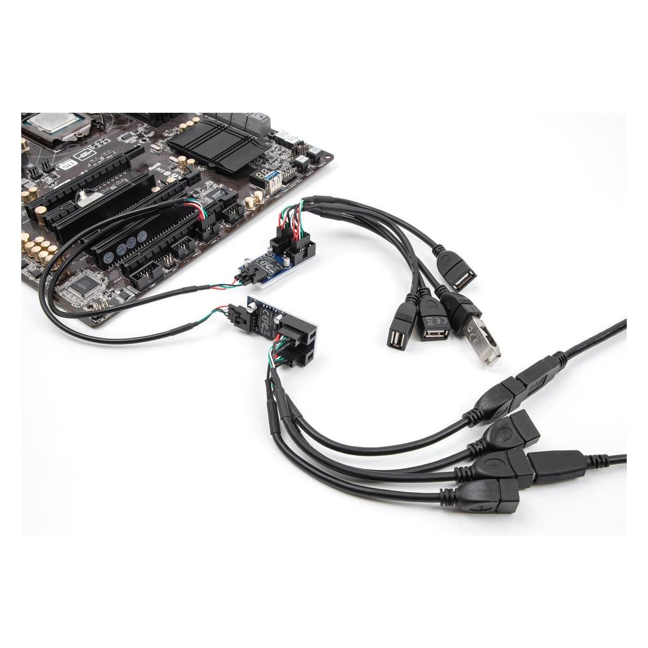Delock 8 Port USB 2.0 Hub (8 Ports) (61072)