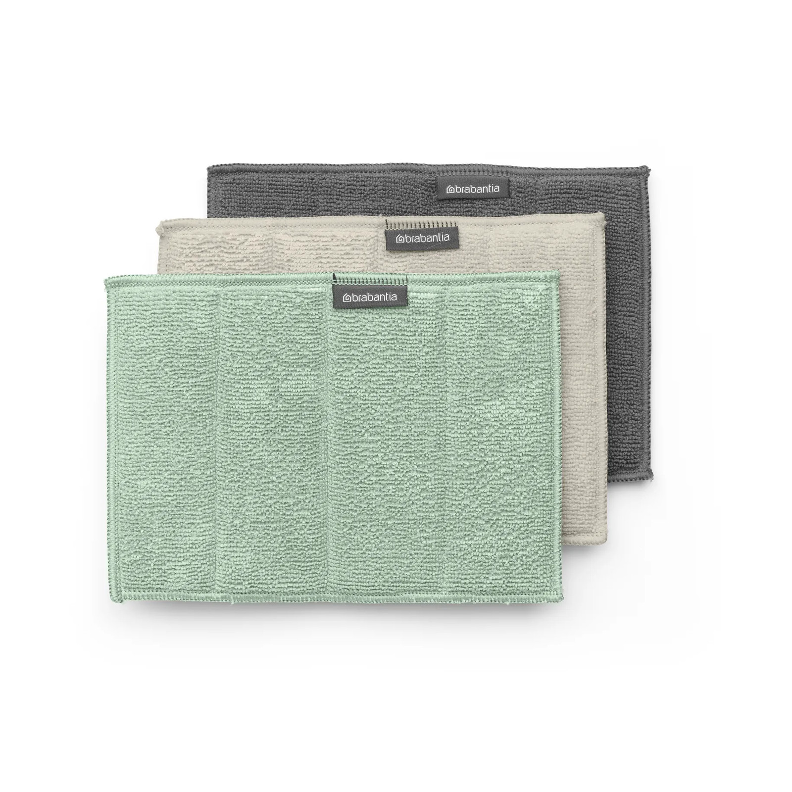 Brabantia Sinkside schoonmaakspons microvezel 3-pack Gemengd