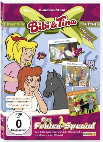 Bibi und Tina - Das Fohlen-Special [DVD + CD] - Preis vom 08.10.2026 07:26:42 h