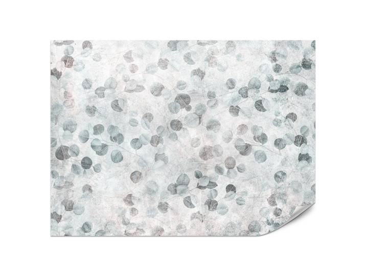FOTOTAPETE Eukalyptusblätter Beton Vintage Stil 200x140