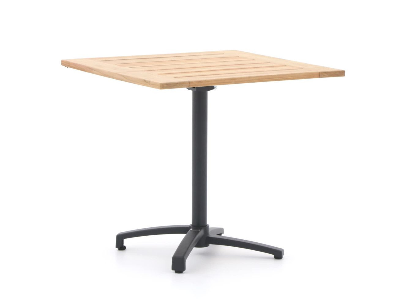 Bellagio Inklapbare Tuintafel van Teakhout, Vierkant, Bruin