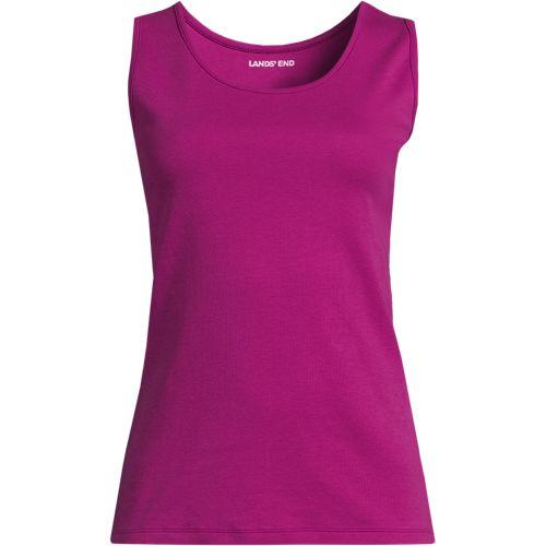 Baumwoll-Top für Damen in Petite-Größe, Damen, size: petite, Pink, Baumwolle, by Lands' End