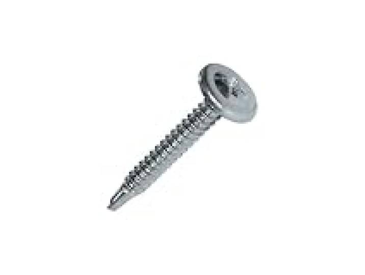 Scell-it - 500 vis autoperceuses tête ronde large, acier zingué blanc, PH2-4,2 x 19 mm
