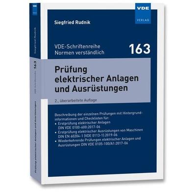Prüfung elektrischer Anlagen und Ausrüstungen, Taschenbuch von Siegfried Rudnik, Vde Verlag, 978-3-8007-5743-5