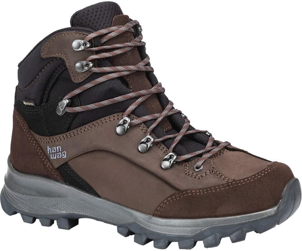 Hanwag  - Alta Bunion II Lady Gore-Tex Mocca Black - 4.5 - Chaussures de randonnée