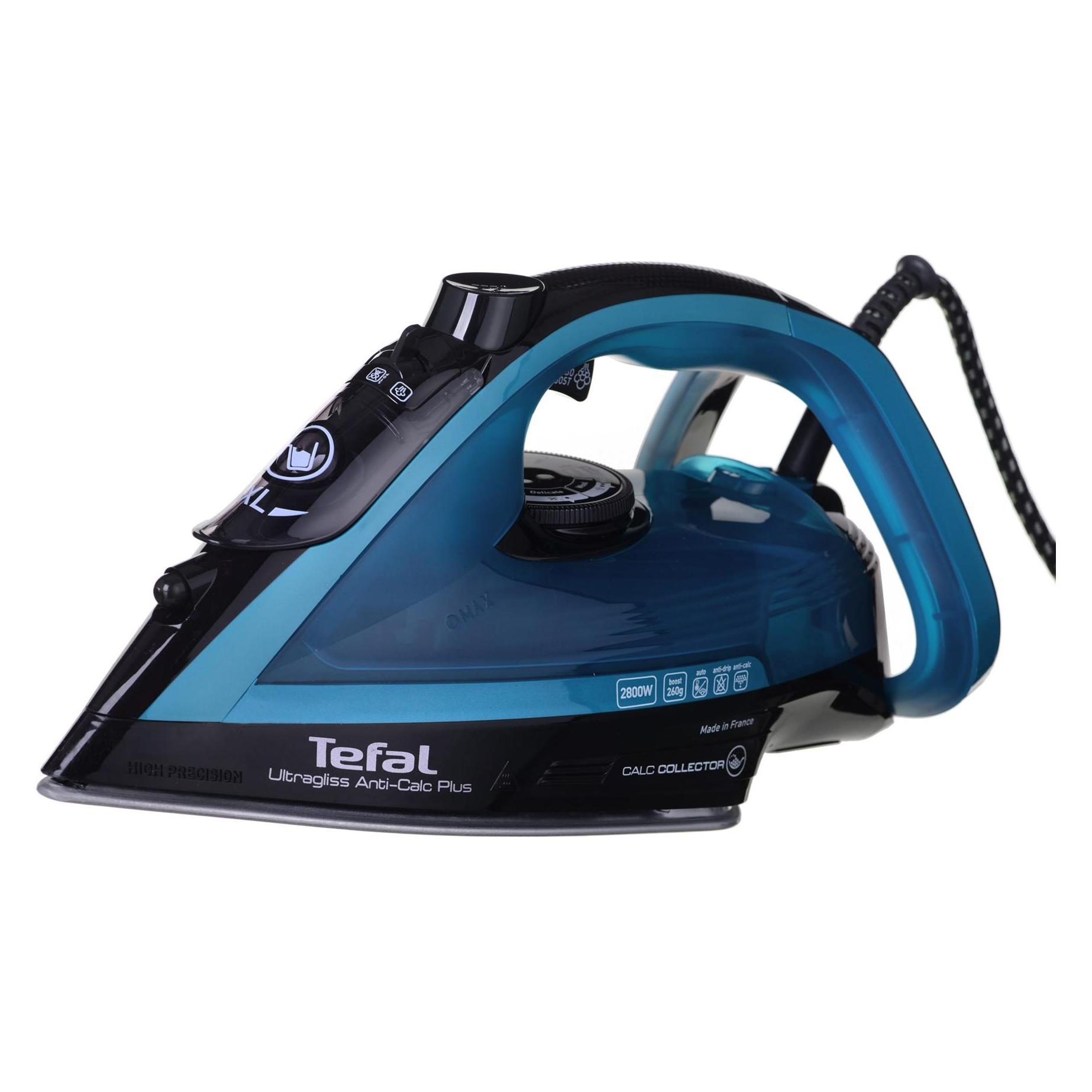 Tefal Ultragliss Anti-Calc Plus FV6832E0 Bügeleisen Dampfbügeleisen (2800 W, 260 g/min) (FV6832E0)