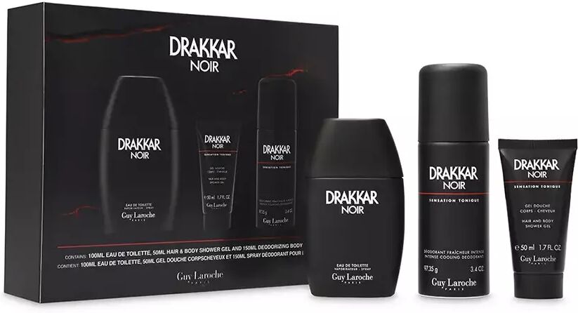 Drakkar Schwarzes Etui 3-teilig