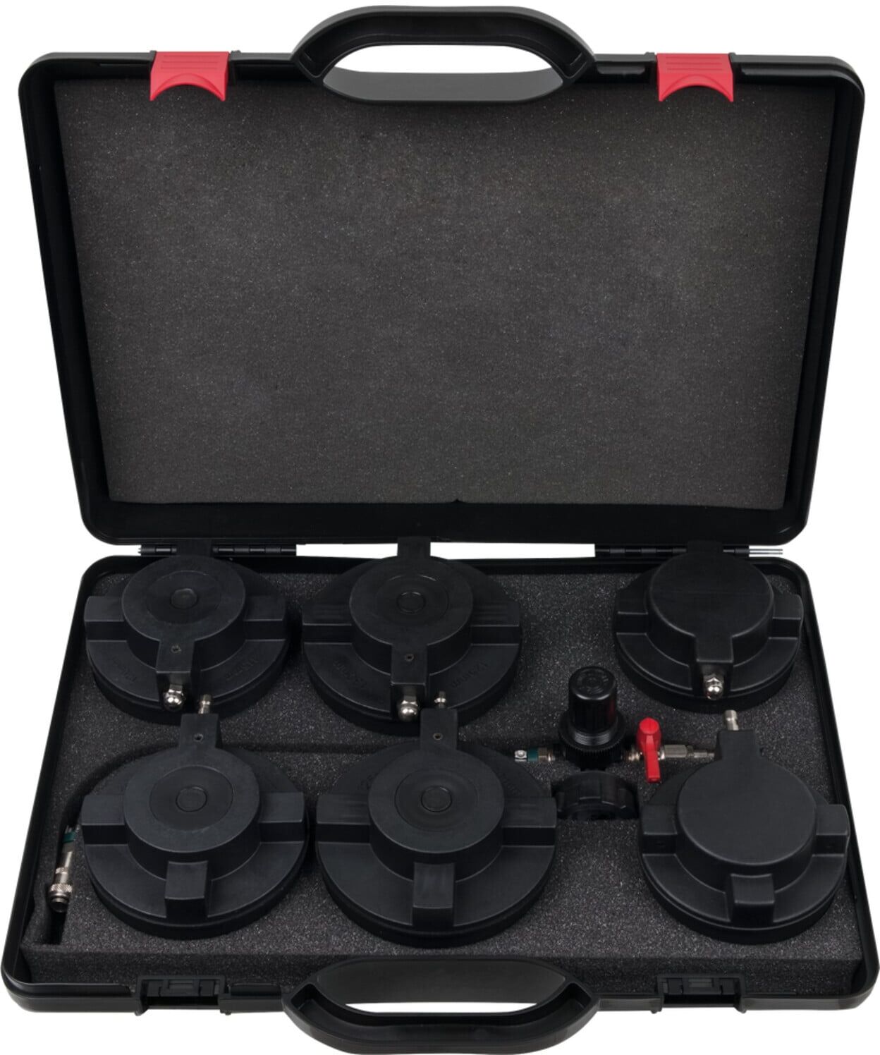 KS Tools LKW Turbolader-Ladeluft-System-Prüfkoffer-Satz, 7-tlg (460.2465)
