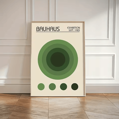 Uplift Curations 3 Piece Bauhaus Geometric Wall Art Set Minimalist Mid Century Canvas Posters Unframed 3 7.9 11.8 In (unframed)