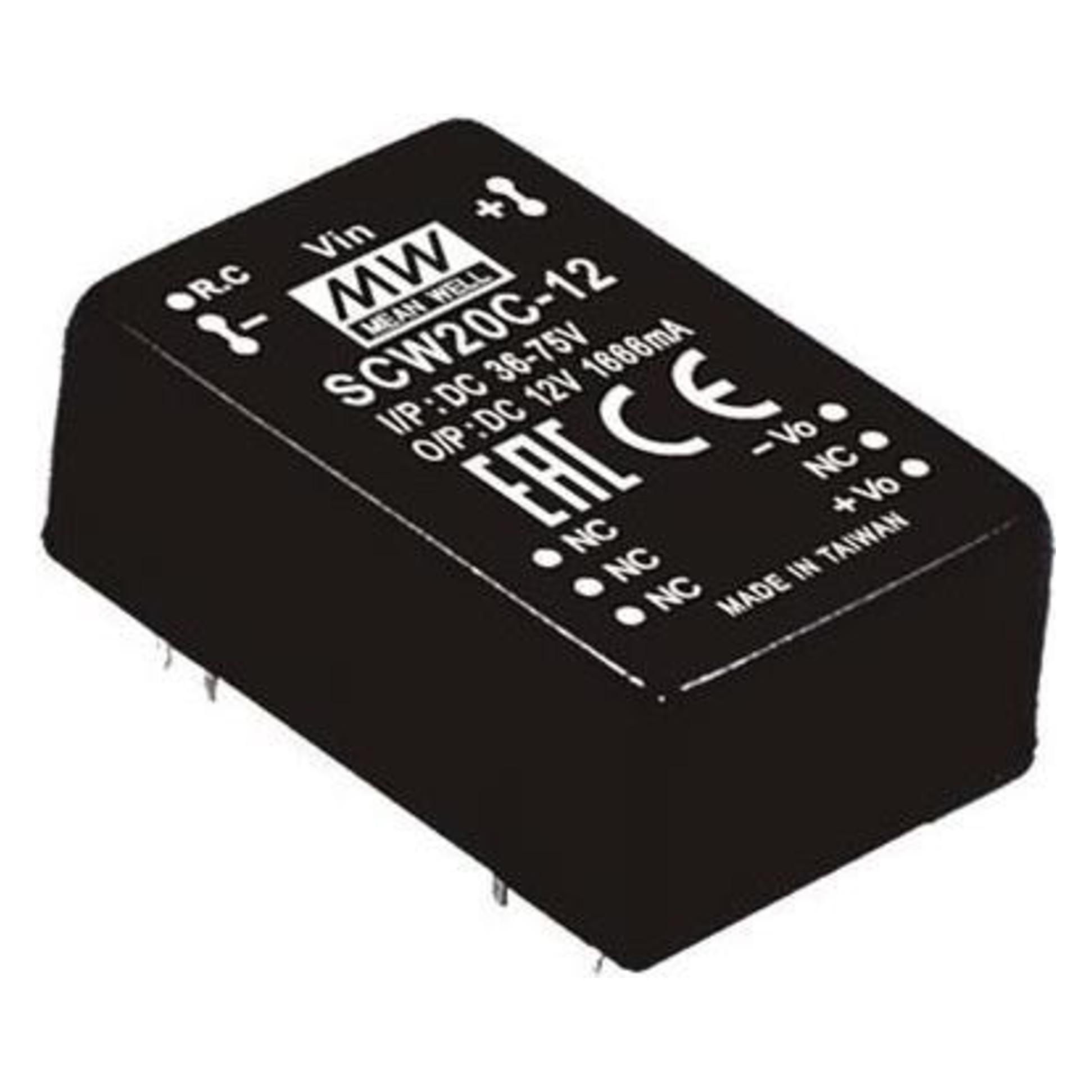 MeanWell DC/DCWandlerModule Serie SCW20 Case Single Output 1 geregelt (SCW20A-15)