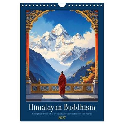 Himalayan Buddhism (Wall Calendar 2027 DIN A4 portrait), CALVENDO 12 Month Wall Calendar
