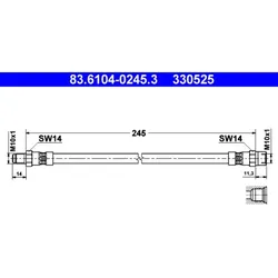 Bremsschlauch ATE 83.6104-0245.3 für BMW Z1 Roadster