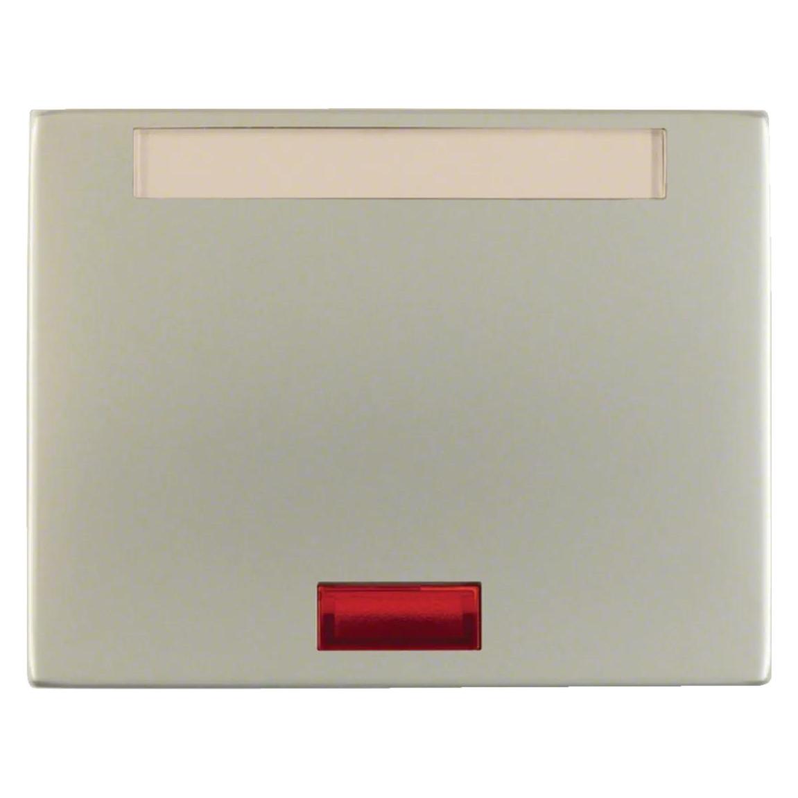 Berker Tecla 5 ind. y portaet. K1,K5 acero (14157104)