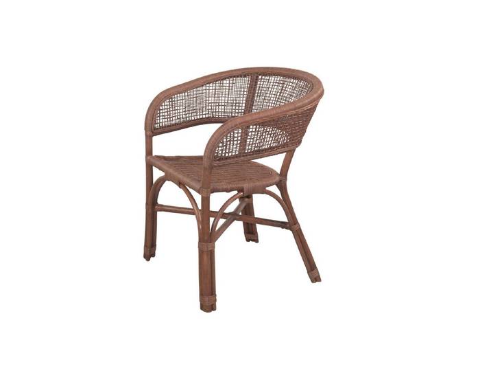 moebel-direkt-online Sessel Rattan-Armlehnstuhl (1 Stück), Handgeflochten