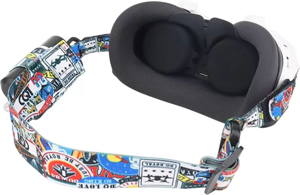 INF Graffiti-Stirnband – Kompatibel mit Insta360 Antigravity Vision, Verstellbares elastisches Band