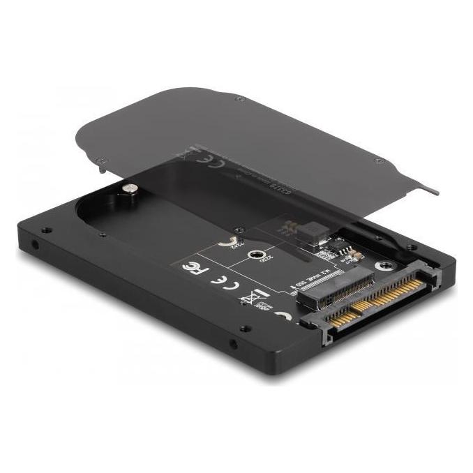 Delock 2.5? Konverter U.2 SFF-8639 zu M.2 NVMe Key M - 7 mm Höhe (63379)