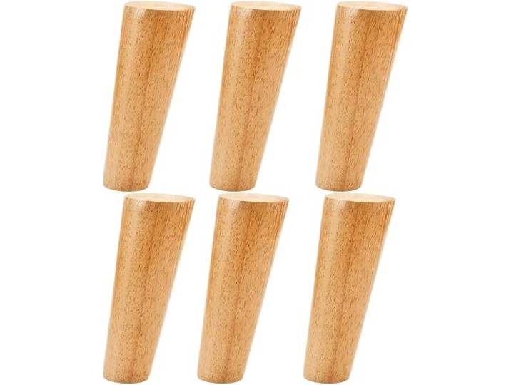 6 Stück schräg zulaufende Tischbeine for Sofa, Tisch, Schrank, Stuhl(30cm)