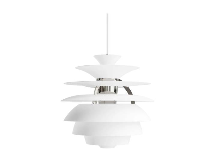 Louis Poulsen PH Snowball Pendelleuchte Soft white-chrome
