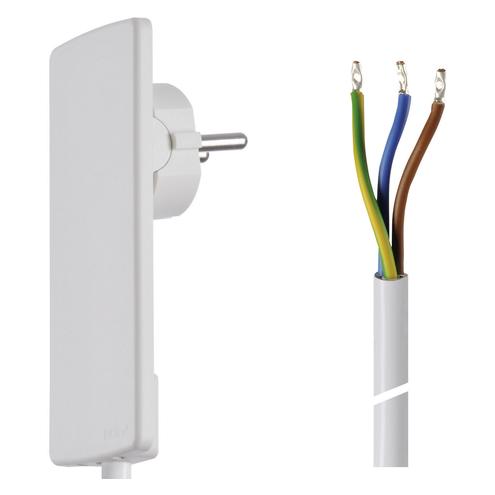Evoline 151000151300 Strom Anschlusskabel Weiss 1.50 m (1.50 m) (151000151300)