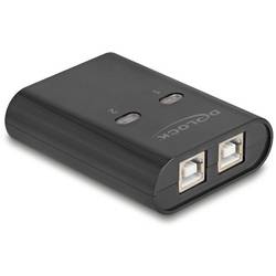 Delock 11503 USB 2.0-Umschalter Schwarz
