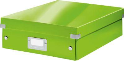LEITZ® Organisationsbox Click + Store, mittel, grün