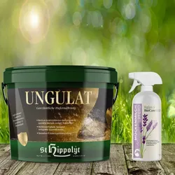 St. Hippolyt Ungulat 10 kg + Relax Biocare Mückenmilch 500 ml