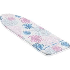 Leifheit Bügelbrettbezug Cotton Classic M, 125 x 40 cm, für Dampfbügelstation