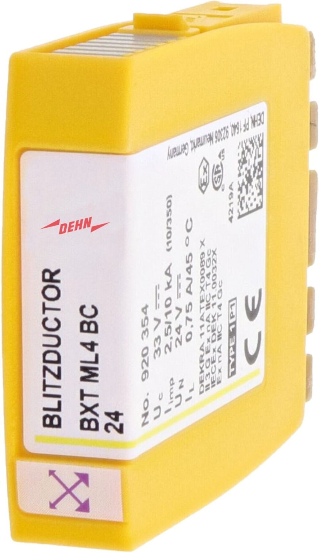 DEHN Kombi-Ableiter-Modul Blitzductor XT BXT ML4 BC 24 ; Dehn & Söhne (920354)