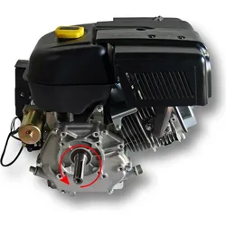 Wiltec, Zubehör Gartenmaschinen, LIFAN 190 Benzinmotor 10kW (15PS) 25,4mm Elektrostart Kartmotor 420ccm (Häcksler, Kehrmaschine, Rasenmäher)