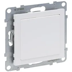 Legrand 765601 SEANO Blindabdeckung & Mosaic-Adapter in der Farbausführung Ultraweiß