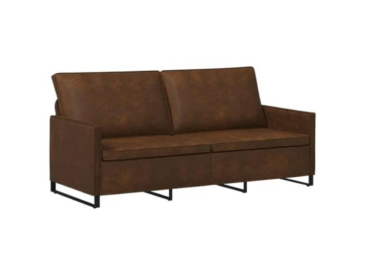 vidaXL 3-Sitzer Sofa Braun 190 x 81 x 82 cm Kunstwildleder