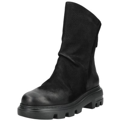 Stiefelette PAUL GREEN "Paul Green Stiefelette Nubukleder", Damen, Gr. 38,5, schwarz, Nubukleder, Schuhe Stiefelette